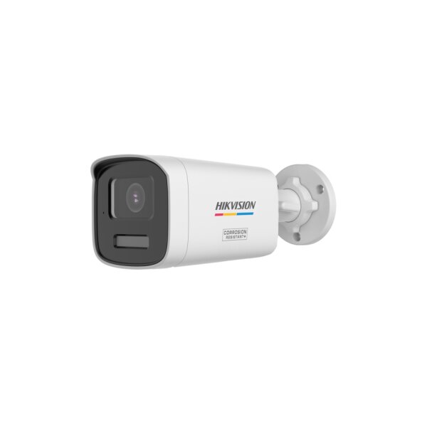 Hikvision DS-2CE12UF3T-LSYE(3.6mm)(O-STD) Analog HD Bullet Kamera, 8MP, 3,6mm, 24/7 Farbe, Weißlicht, IP67, weiß