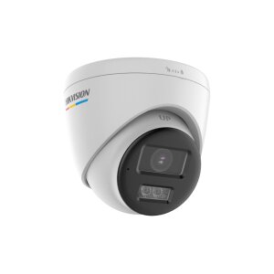 Hikvision DS-2CE72UF3T-LSYE(2.8mm)(O-STD) Analog HD Turret Kamera, 8MP, 2,8mm, ColorVu, Weißlicht, IP67, weiß