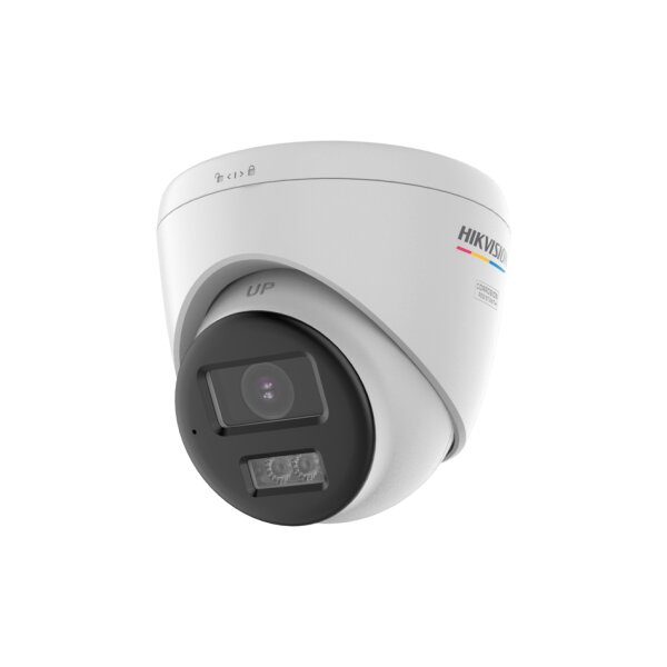 Hikvision DS-2CE72UF3T-LSYE(3.6mm)(O-STD) Analog HD Turret Kamera, 8MP, 3,6mm, ColorVu, Weißlicht, IP67, weiß