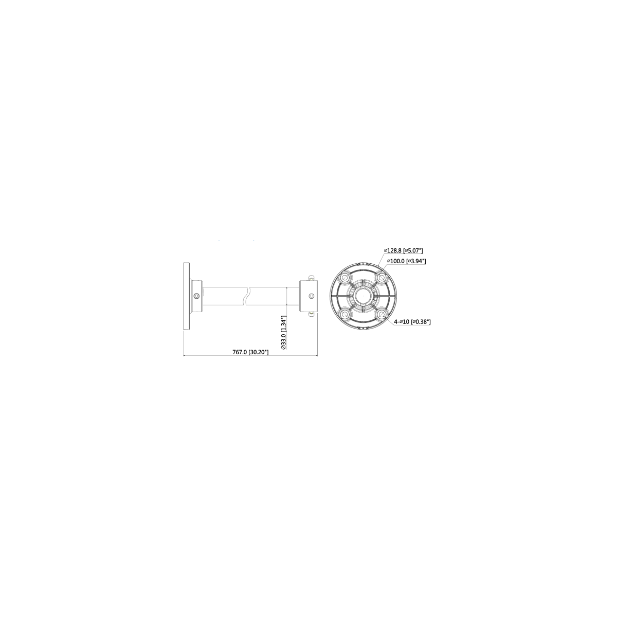 Dahua - PFB220C-Black - Zubehör - D box