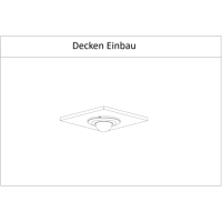 Dahua - PFB5201C - Zubehör - Deckeneinbau Halter