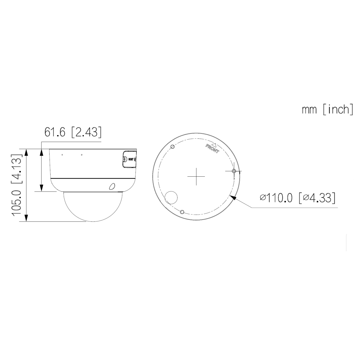 Dahua - PFB5204C - Zubehör - Decken box