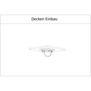 Dahua - PFB5310C - Zubehör - Deckeneinbau Halter