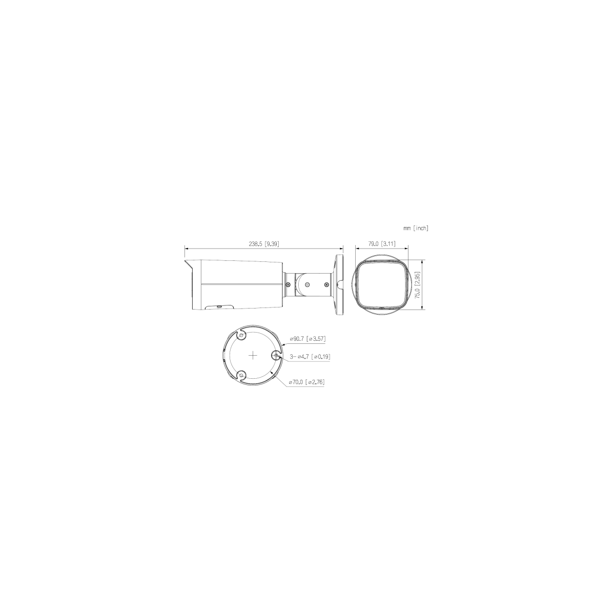 Dahua - IPC-HFW3449TP-ZAS-IL - IP - Bull box