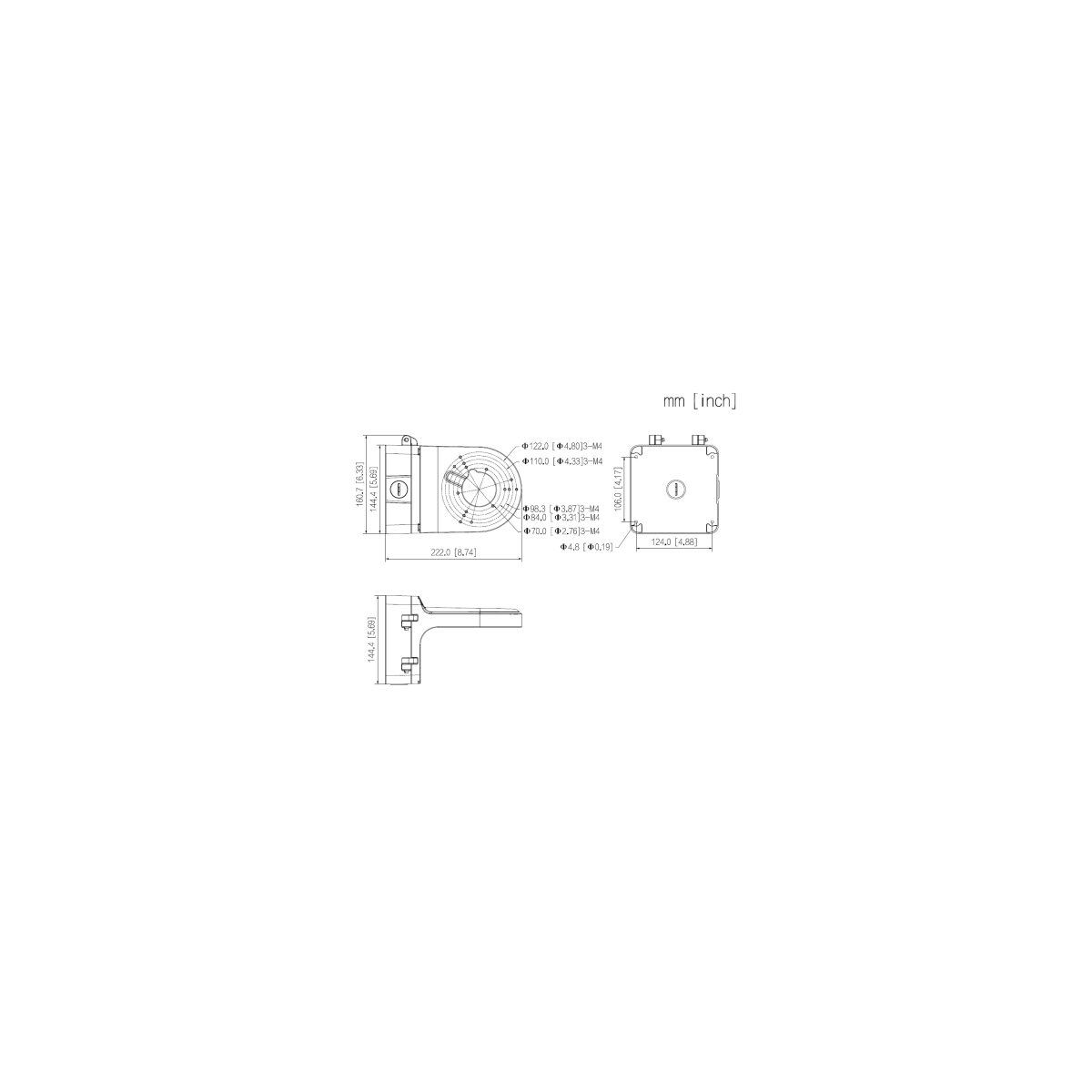Dahua - PFB206W-Black - Zubehör - W box