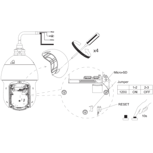 Dahua - SD4D825MB-HNR - IP - PTZ