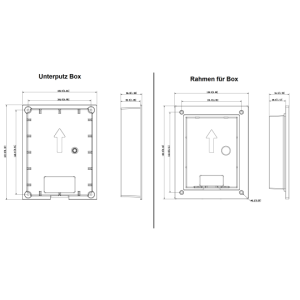 Dahua - VTM114-Black - Unterputz Box