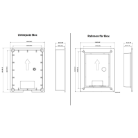 Dahua - VTM114-Black - Unterputz Box