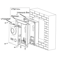 Dahua - VTM114-Black - Unterputz Box