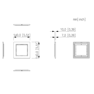 Dahua - VTM77 - 1 Modul Rahmen