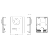 Dahua - VTO2202F-P-S3 - Kamera - Hybrid