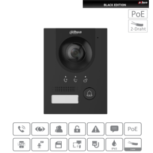 Dahua - VTO2202F-P-S3-Black - Kamera - Hybrid