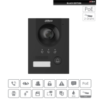 Dahua - VTO2202F-P-S3-Black - Kamera - Hybrid
