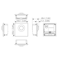 Dahua - VTO4202F-P1 - Kamera Modul 1 Knopf - Hybrid
