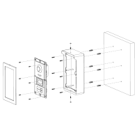 Dahua - VTM26R2 - 2 Modul Aufputz Regendach - B