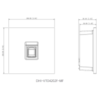 Dahua - VTO4202FB-MF - Fingerabdruck Modul - Black