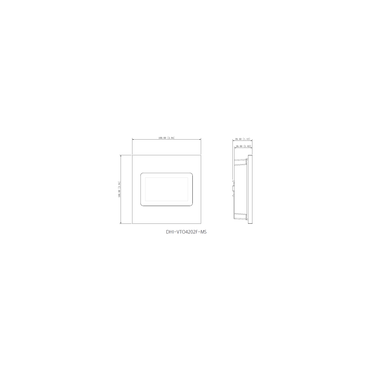 Dahua - VTO4202FB-MS - LCD Display Modul box