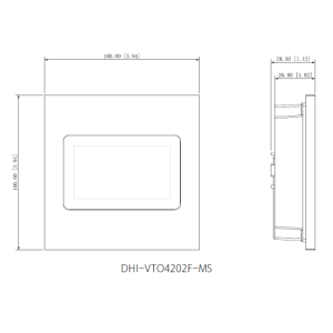 Dahua - VTO4202FB-MS - LCD Display Modul - Black