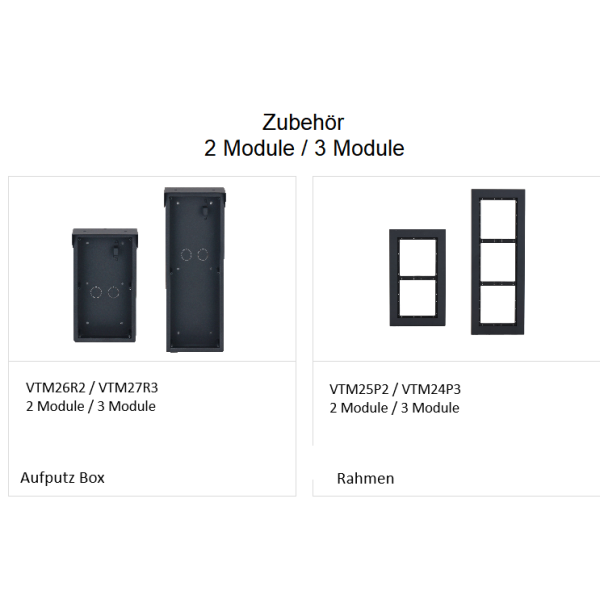 Dahua - VTO4202FB-P-S3 - Kamera Modul - Hybrid - Black