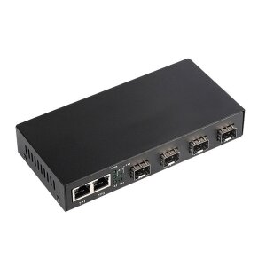 BWSwitch-1xGlasf. SFP 4xPOE BURG GARD