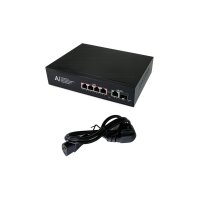 BWSwitch-1xGlasf. SFP 4xPOE BURG GARD
