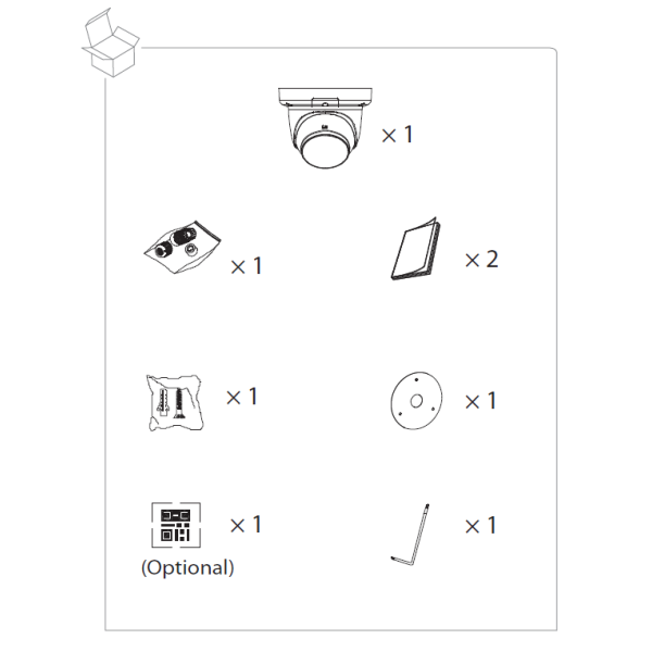 Dahua - IPC-HDW3649QMP-S-IL-0280B - IP - Eyeball