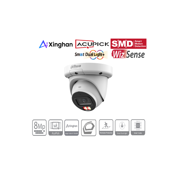 Dahua - IPC-HDW3849QMP-S-IL-0280B - IP - Eyeball