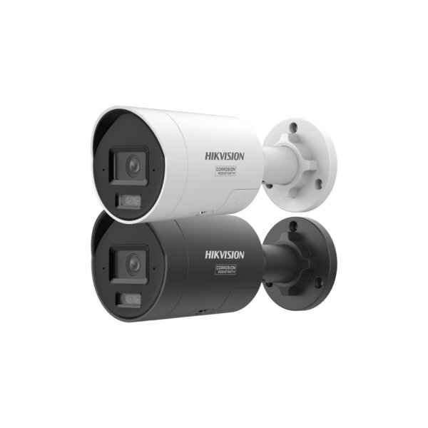 Hikvision DS-2CD20126G3-IUY/SL(2.8mm)/eFO-STDBLACK Netzwerk Fix Bullet Kamera, 12MP, 2,8mm, DarkFighter, AcuSense, Mic, Stroboskoplicht, Infrarot, IP67, schwarz