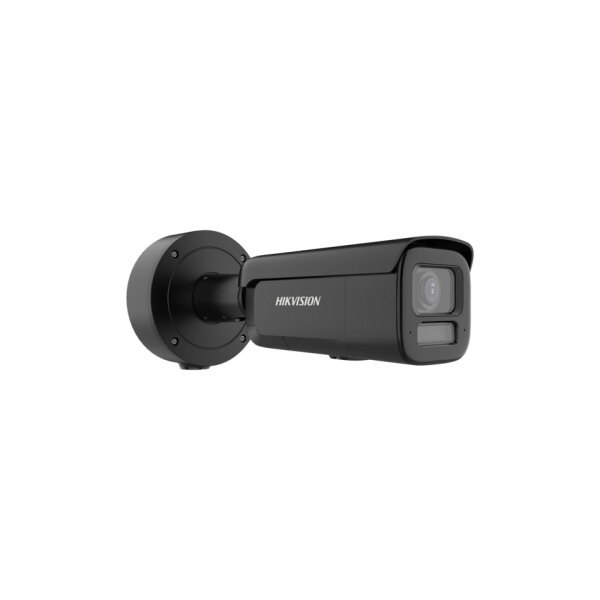 Hikvision DS-2CD26126G3-IZS2UY/SL(2812)eFOSTDBLACK Netzwerk Varifokal Bullet Kamera, 12MP, 2,8-12mm, DarkFighter, AcuSense, Stroboskoplicht, Infrarot, Mic, IP67, schwarz