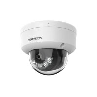 Hikvision DS-2CD1183G2-LIUF(2.8mm)(O-STD) Netzwerk Dome Kamera, 8MP, 2,8mm, Mic, IR, Weißlicht, IP67, weiß