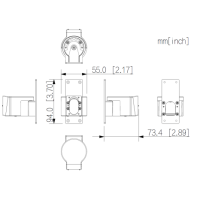 Dahua - ARA34E - Alarm - Halterung für ARD2251E