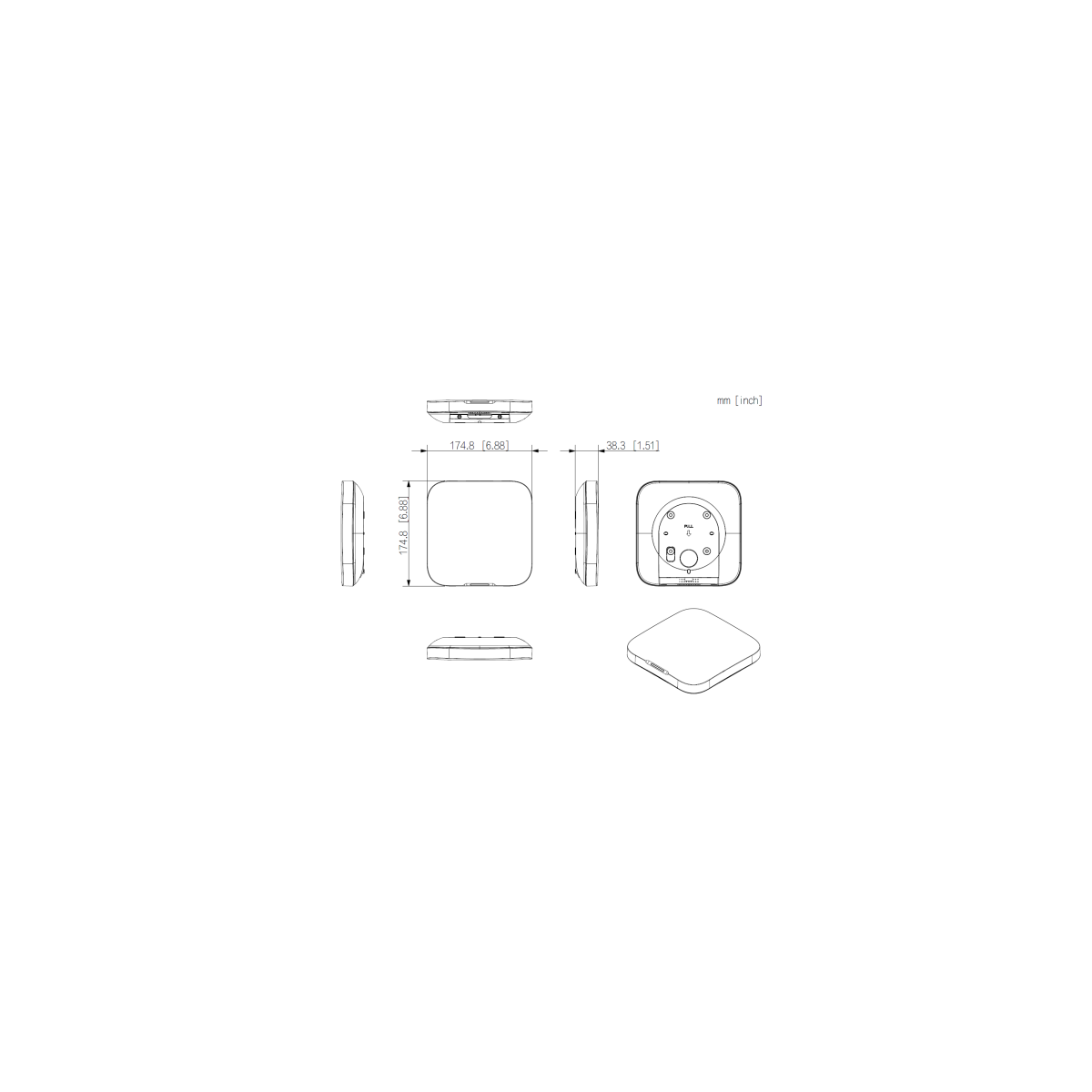 Dahua - ARC3800H-W2(868) - Alarm - Zentr box