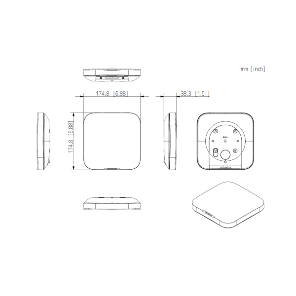 Dahua - ARC3800H-W2(868) - Alarm - Zentrale