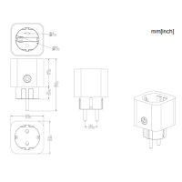 Dahua - ICS1-W2(868) - Alarm - Smarte Steckdose