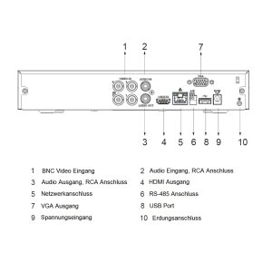 Dahua - XVR5104HS-4KL-I3/T - XVR - 4 Kanal