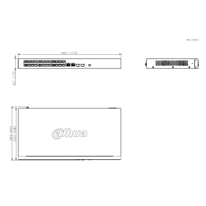 Dahua - CS4228-24GT-375-V2 - Switch - 24 PoE-GB