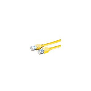 DÄTWYLER Patchkabel Cat.5e (Class D) S/UTP, CU 5502 flex PVC, Hirose TM11, gelb, 0,5 m
