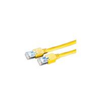 DÄTWYLER Patchkabel Cat.5e (Class D) S/UTP, CU 5502 flex PVC, Hirose TM11, gelb, 0,5 m