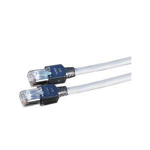 DÄTWYLER Patchkabel Cat.5e (Class D) S/UTP, CU 5502 flex PVC, Hirose TM11, grau, 1 m