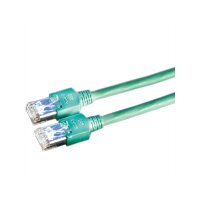 DÄTWYLER Patchkabel Cat.5e (Class D) S/UTP, CU 5502 flex PVC, Hirose TM11, grün, 1 m