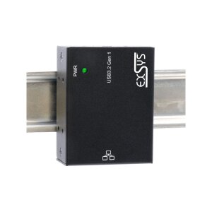 EXSYS EX-13020HMV USB 3.2 zu Ethernet 1Gigabit C-Anschluss