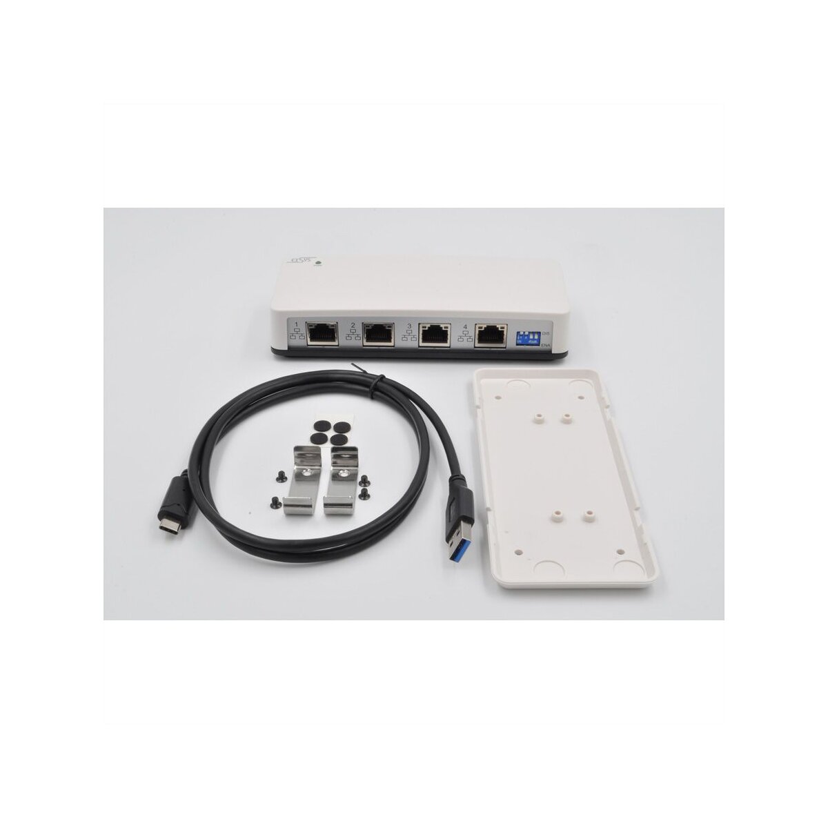 EXSYS EX-1329 USB 3.0/3.1 Gen1 zu 4 x Ethernet 1Gigabit