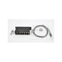 EXSYS EX-1330M USB 3.0/3.1 Gen1 zu 4 x Ethernet 1Gigabit Din-Rail