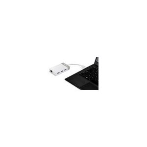 TRENDnet TUC-ETGH3 USB-C to Gigabit Ethernet Adapter + USB Hub