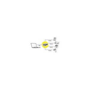 ATEN UC2324 USB-zu-Seriell RS-232 Hub 4-Port