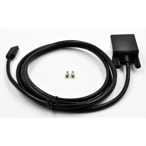 EXSYS EX-2311-2 USB 2.0 C - Stecker zu 1 x Seriell RS-232 1.8 Meter Kabel mit 9 Pin Stecker LED Anzeige