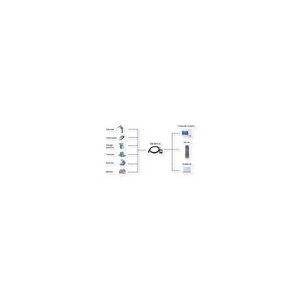 EXSYS EX-2311-2 USB 2.0 C - Stecker zu 1 x Seriell RS-232 1.8 Meter Kabel mit 9 Pin Stecker LED Anzeige