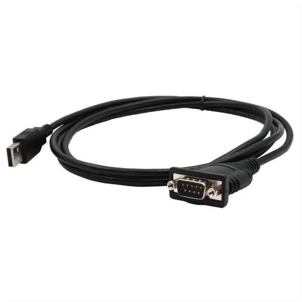 EXSYS EX-13001 USB 2.0 zu 1 x Seriell RS-232 Kabel mit 9 Pin Stecker FTDI Chip-Set