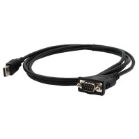 EXSYS EX-13001 USB 2.0 zu 1 x Seriell RS-232 Kabel mit 9 Pin Stecker FTDI Chip-Set