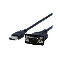 EXSYS EX-13001 USB 2.0 zu 1 x Seriell RS-232 Kabel mit 9 Pin Stecker FTDI Chip-Set